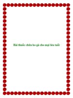 Bài thuốc chữa ho gà cho mọi lứa tuổi doc