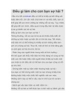 Điều gì làm cho con bạn sợ hãi ? ppt