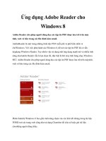 Ứng dụng Adobe Reader cho Windows 8 doc