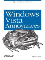 Windows Vista Annoyances ppt