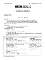 Giáo án bồi dưỡng tham khảo hình học lớp 8