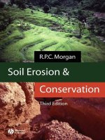SOIL EROSION AND CONSERVATION THIRD EDITION docx
