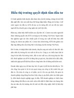 Hiểu thị trường quyết định tầm đầu tư ppt