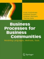 Business Processes for Business Communities: Modeling Languages, Methods, Tools doc