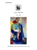 Họa sĩ Trần Đình Diệu (1938 - 2004) pot