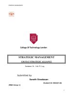 STRATEGIC MANAGEMENT