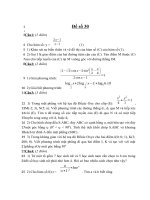 Đề thi thử đại học môn toán năm 2013 - THPT Lý Thường Kiệt - Hải Phòng - Đề số 30 pdf