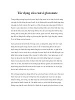 Tác dụng của canxi gluconate ppt