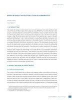 BANK INTEREST RATES AND LOAN DETERMINANTS* ppt