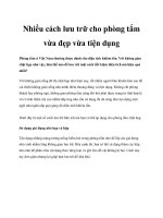 Nhiều cách lưu trữ cho phòng tắm vừa đẹp vừa tiện dụng potx