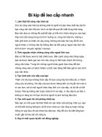 Bí kíp để leo cấp nhanh pptx