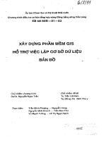 Xây dựng phần mềm GIS hỗ trợ việc lập cơ sở dữ liệu bản đồ docx