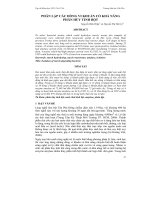 PHÂN LẬP CÁC DÒNG VI KHUẨN CÓ KHẢ NĂNG PHÂN HỦY TINH BỘT pdf