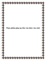 Thực phẩm giúp mẹ bầu vừa khỏe vừa xinh potx