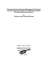 Towards Improved Project Management Practice: Uncovering the evidence for effective practices through empirical research pdf
