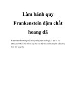 Làm bánh quy Frankenstein đậm chất hoang dã pot