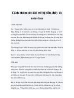 Cách chăm sóc khi trẻ bị tiêu chảy do rotavirus potx