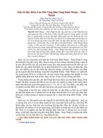 Một Số Đặc Điểm Của Đất Vùng Khô Nóng Bình Thuận – Ninh Thuận pdf