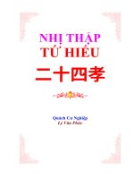 Nhị thập tứ hiếu - 24 mẫu gương hiếu thảo potx