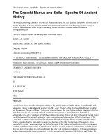 The Gracchi Marius and Sulla Epochs Of Ancient History pdf