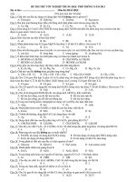 Đề Thi Thử Đại Học Hóa 2013 - Phần 4 - Đề 4 doc