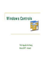 Windows Controls - ThS. Nguyễn Hà Giang pdf