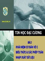 Tin học đại cương part 3 - Khái niệm C pot
