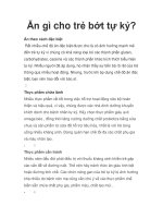 Ăn gì cho trẻ bớt tự kỷ? docx