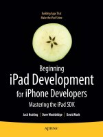Begining iPad Development for iPhone Developers pptx