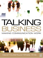 Talking Business: Making Communication Work pdf