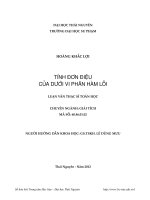 LUẬN VĂN THẠC SỸ 