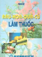 Rau- hoa- củ- quả làm thuốc potx