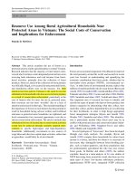 McElwee 2010 resource use in ha tinh