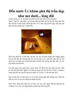 Đến nước Úc khám phá thị trấn đẹp như mơ dưới... lòng đất potx