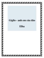 Giglio - anh em của đảo Elba pot