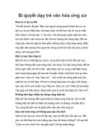 Bí quyết dạy trẻ văn hóa ứng xử docx