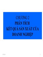 CHƯƠNG 2 PHÂN TÍCH KẾT QUẢ SẢN XUẤT CỦA DOANH NGHIỆP docx