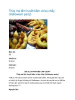 Thây ma tẩm huyết bầm và bọ chấy (Halloween party) pptx