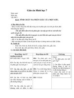 tính chất tia phân giác của một góc - hình học 7 - gv.t.t.huyền