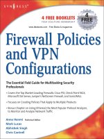 firewall policies & vpn configurations