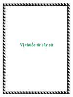 Vị thuốc từ cây sứ potx