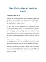 Sinh viên đua nhau mở shop trực truyến pot