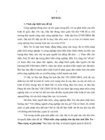 Phát triển công nghiệp trên địa bàn tỉnh Bến Tre - Thực trạng và giải pháp