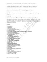 MEDICAL BIOTECHNOLOGY - MODERN DEVELOPMENT