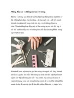 Những điều nên và không nên làm với móng doc