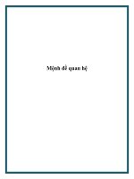 Mệnh đề quan hệ. pot