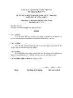 đề thi lí thuyết tốt nghiệp khóa 3 - điện tử công nghiệp - mã đề thi dtcn - lt (42)