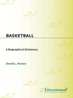 Basketballll A Biographical Dictionary pptx