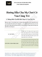 Hướng dẫn cha mẹ chơi cờ vua cùng trẻ potx
