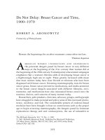 DO NOT DELAY: BREAST CANCER AND TIME, 1900-1970 pdf